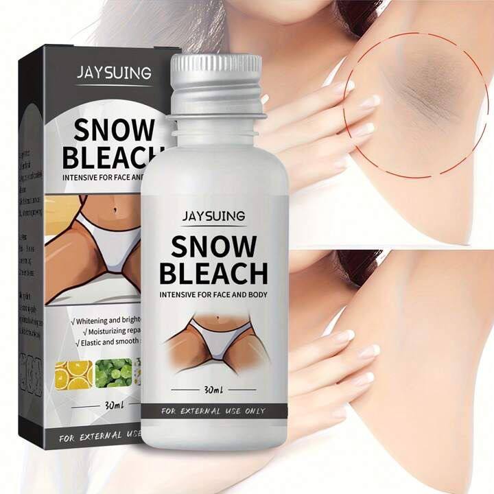 💖 بشرة مشرقة بدون مجهود! ⚡ تبحثين عن حل سريع لتفتيح البشرة وإخفاء الشعر الوبري؟ Snow Bleach يمنحك إشراقة فورية ولمسة مخملية دون تهيّج! 🌸✨ جربيه اليوم واستمتعي بجمال يدوم!